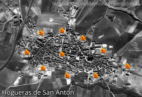 Hogueras de San Antón en Fuenlabrada