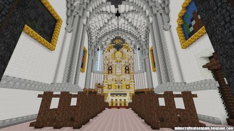 Réplica Minecraft de la Catedral de Ciudad Real, España.