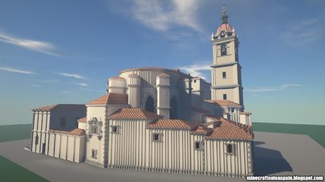 Réplica Minecraft de la Catedral de Ciudad Real, España.