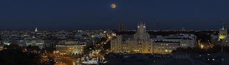 MADRID [ES] FOTOGRAFÍA | ´Luna llena sobre Madrid´