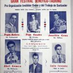 Santander 1957:Gran Festival Taurino a favor de los Inválidos Civiles y de Trabajo