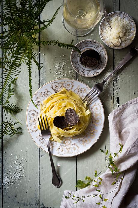 PASTA CON TRUFA NEGRA