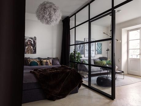 delikatissen scandinavian tiny apartament scandi cozy decor estudio decoración estilo sueco piso pequeño diseño nórdico en piso pequeño decoración de minipisos  