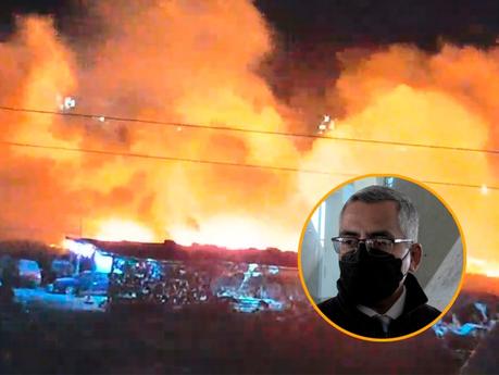 Incendio en chatarrera se trató de un ataque directo: FGE