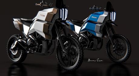 La estética futurista y con visión de futuro de la Ducati Adventure Scrambler 2