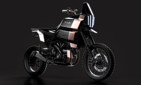 La estética futurista y con visión de futuro de la Ducati Adventure Scrambler 6