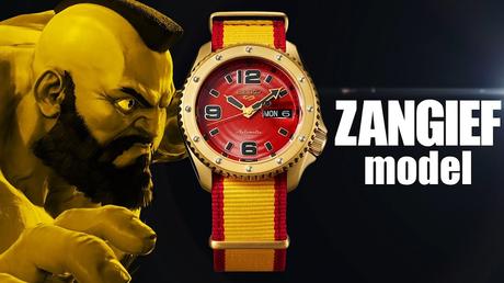 Reloj SRPF24K1 Zangief Seiko Street Fighter