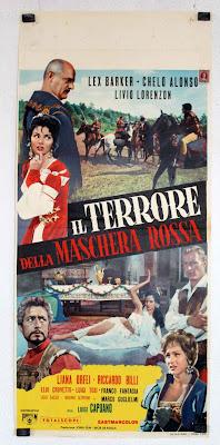 TERROR DE LA MÁSCARA ROJA, EL (Terrore della maschera rossa) (Italia, 1960) Aventuras, Épico