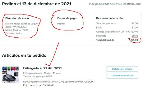 Comprar en Wish desde Honduras