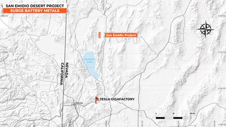 Surge Battery Metals Signs Letter of Intent on 16 Lithium Mining Claims in Nevada’s San Emidio Desert