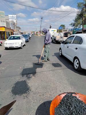 TEXCOCO MANTIENE PLAN PERMANENTE DE BACHEO