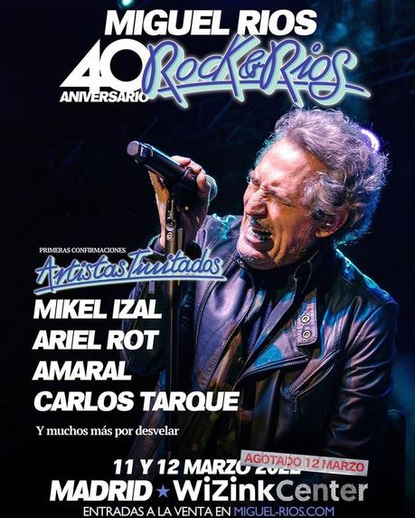 Amaral, Tarque, Ariel Rot y Mikel Izal, invitados al Rock&Ríos de Miguel Ríos