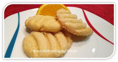 Galletas de naranja