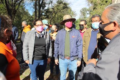 AYUNTAMIENTO DE TEXCOCO, CONANP Y TEXCOCANOS, REALIZAN LIMPIEZA EN EL 'MOLINO DE FLORES'
