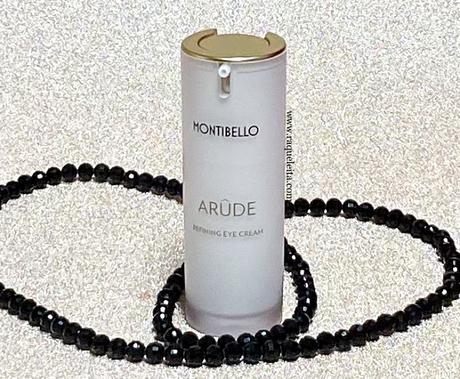 Combatiendo los Signos de la Edad con la Líena Arûde de Montibello montibello-arude-refining-eye-cream-bodegon