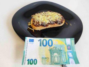 TOSTADA DE LOS 100 EUROS tostada 100 euros sin gluten