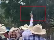 (video) Alcalde Tamasopo dispara aire, Gallardo manda hablar