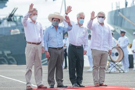 Presidente Castillo llega a Colombia para XVI Cumbre de Alianza del Pacífico