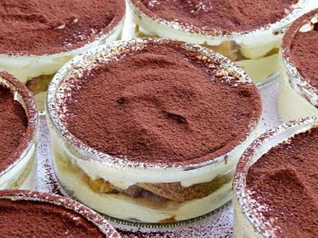 Vasitos de tiramisú