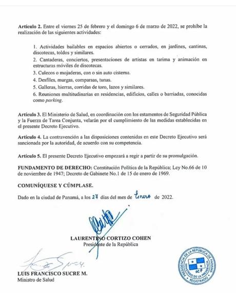 Minsa cancela carnavales 2022 por la pandemia de la Covid-19