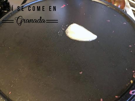 Crepés de remolacha sin gluten