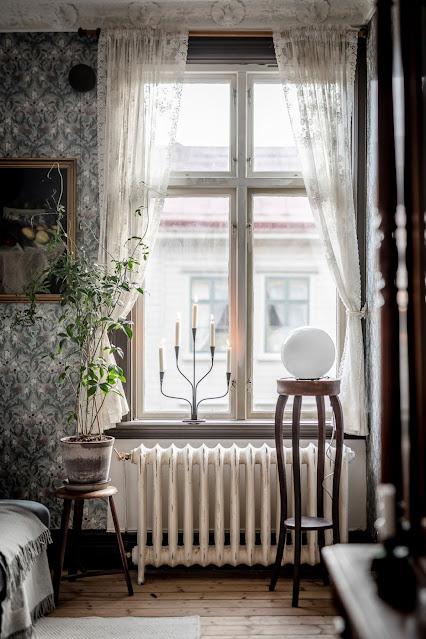 Minipiso de estilo nórdico rústico recargado