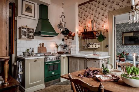 Minipiso de estilo nórdico rústico recargado