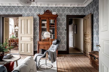 Minipiso de estilo nórdico rústico recargado