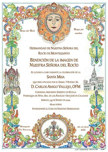 Bendición de la Réplica a tamaño natural de Ntra. Sra. del Rocío