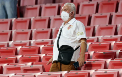Se mantiene la reducción de aforo en los estadios durante el mes de febrero