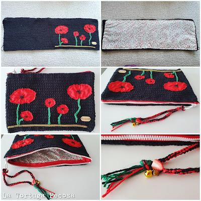 NECESER-CLUTCH AMAPOLAS NECESER-CLUTCH AMAPOLAS