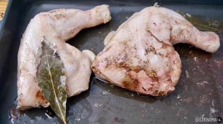 Muslos de pollo confitados (sous vide)