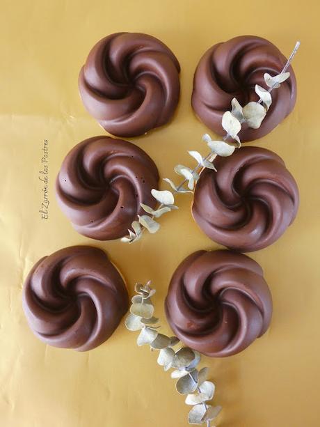 Financier de Coco y Chocolate