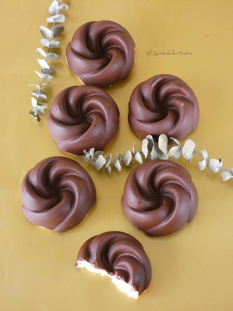 Financier de Coco y Chocolate