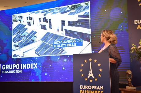 Grupo Index recibe en París el premio internacional ‘European Business Awards’ de Construcción