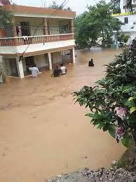 Un fallecido, cerca de 2000 desplazados y 344 viviendas afectadas por lluvias en el norte dominicano.
