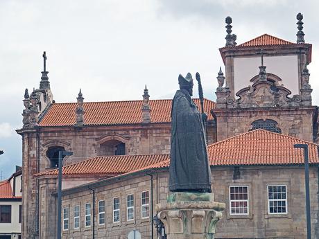 Lateral de la catedral de Lamego, en Portugal