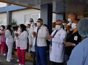 Médicos hospital Lorenzo Mina paralizan labores reclamo pago salarios enero.