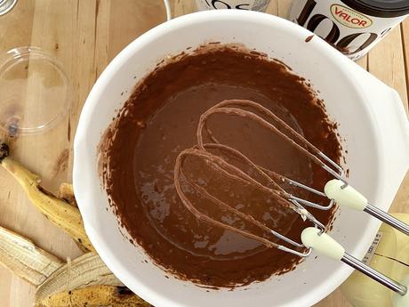 delikatissen postres dieta postre sin azucar sin mantequilla postre light microwave brownie easy fast healthy brownie diet dessert brownie brownie saludable brownie facil y rapido brownie en el micro brownie de plátano banana brownie  