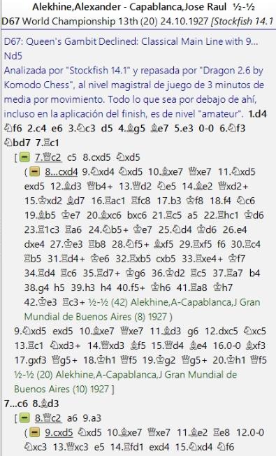 Lasker, Capablanca y Alekhine o ganar en tiempos revueltos (293)