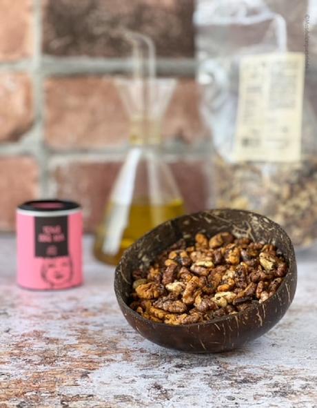 Nueces barbacoa en Airfryer