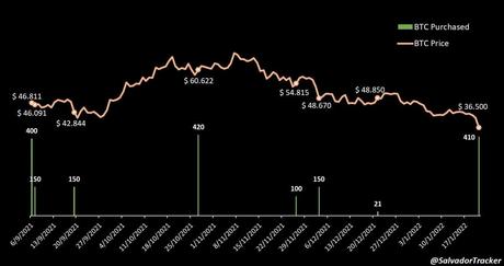 El Salvador tiene millones de dólares en «pérdidas» por los bitcoin que ha comprado Bukele