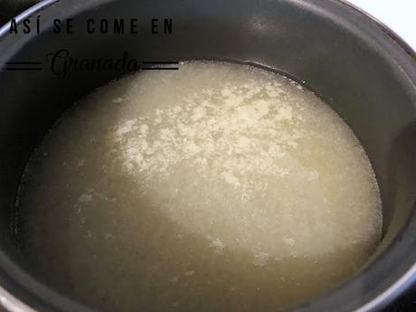 Carne de cocido gratinada