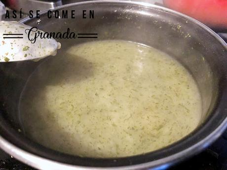 Carne de cocido gratinada