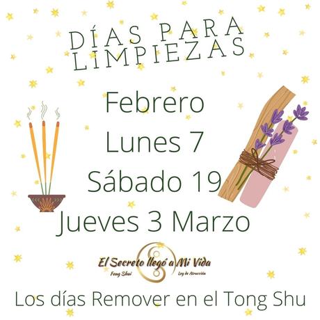 Días de limpieza en Febrero