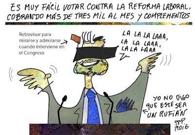 “La reforma laboral” aprobaba en el Congreso, en una tarde de locos. “La reforma laboral” aprobaba en el Congreso, en una tarde de locos.
