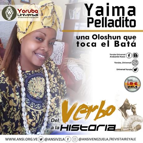 Yaima Pelladito, una Oloshun que toca el Batá