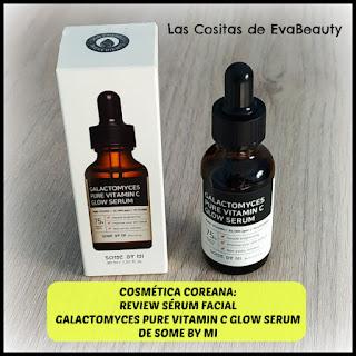 Cosmética Coreana: Review Sérum facial Galactomyces Pure Vitamin C Glow Serum de Some By Mi #kbeauty #fashionableasia #cosmética #cosmeticacoreana #beauty #belleza #skincare #opinion #review #vitaminac #galactomyces #blogdebelleza #beautyblogger #microinfluencer #serum #facial #face
