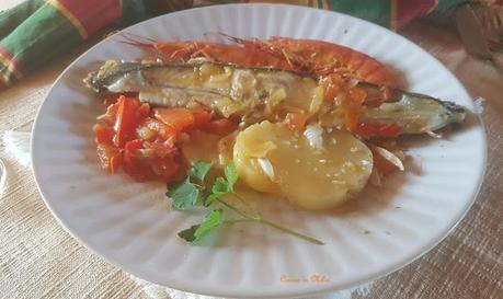 Rodaballo con langostinos