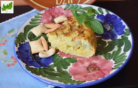 Tortilla de Patatas y Pencas de Acelgas